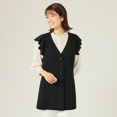 ＜TO BE CHIC (Women)＞コンパクトサテン　ジレ（Ｗ５Ｅ０５１３４＿＿）