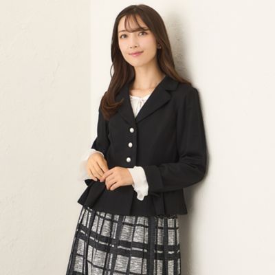 ＜TO BE CHIC (Women)＞モクロディ　ウエストタックジャケット（Ｗ５Ｅ０６６４１＿＿）