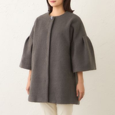 ベルスリーブカーリーコート（W5E60626＿＿） | TO BE CHIC