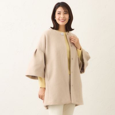 ベルスリーブカーリーコート（W5E60626＿＿） | TO BE CHIC