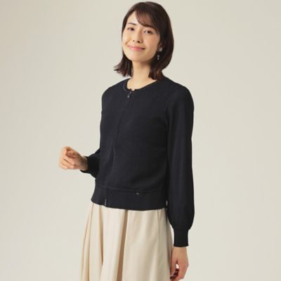 メッシュラメ ニットカーディガン（W5F03128＿＿） | TO