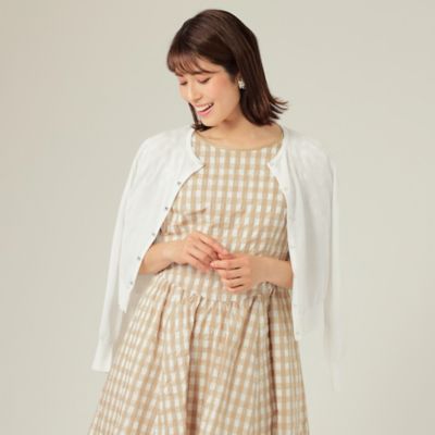 ＜TO BE CHIC (Women)＞コットンアセテート　ニットカーディガン（Ｗ５Ｆ０４１３７＿＿）