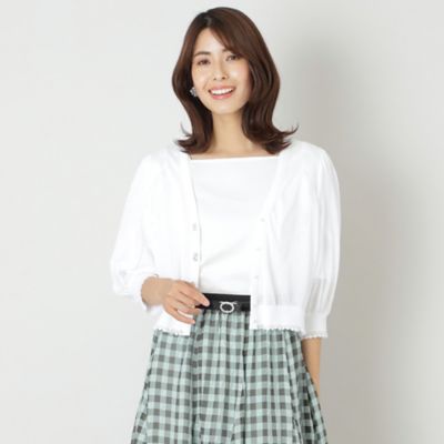 ＜TO BE CHIC (Women)＞レーヨンポリエステル　カーディガン（Ｗ５Ｆ０７３５２＿＿）