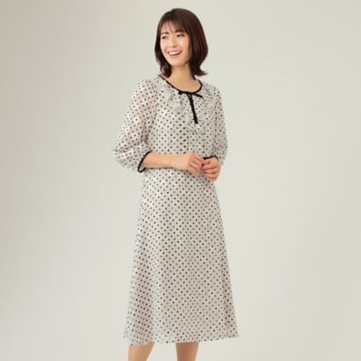 ＜TO BE CHIC (Women)＞ダブルドットプリント　ワンピース（Ｗ５Ｊ０１１０４＿＿）