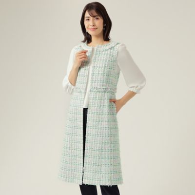 ＜TO BE CHIC (Women)＞カラーファンシーツイード　ワンピース（Ｗ５Ｊ０４１２４＿＿）