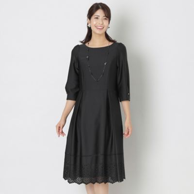 ＜TO BE CHIC (Women)＞タフタヘムドット　ワンピース（Ｗ５Ｊ０４４２９＿＿）