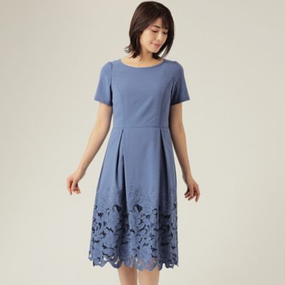 ＜TO BE CHIC (Women)＞デニムカットワーク　ワンピース（Ｗ５Ｊ０５１２５＿＿）