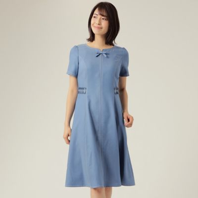 ＜TO BE CHIC (Women)＞ストレッチデニム　ワンピース（Ｗ５Ｊ０６１２６＿＿）