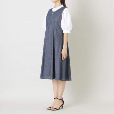 BLUE LABEL ジャンパースカート 36 ジャンパースカート単品夏＜W80-74：160B＞(B481)制服/中古