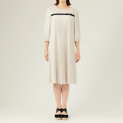 ラッセルレースバックサテン ワンピース（W5J08139＿＿） | TO  