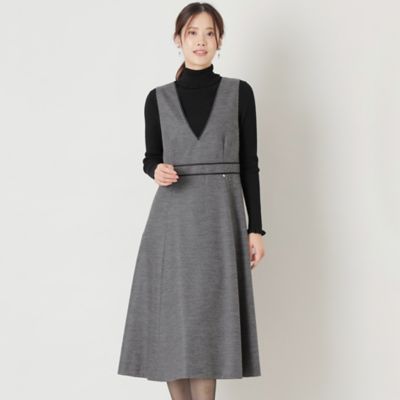 ＜TO BE CHIC (Women)＞バランサーキュラージャージー　ワンピース（Ｗ５Ｊ０９２６０＿＿）