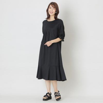 TO BE CHIC レースコットンポンチ　ワンピース レースコットンポンチ ワンピース(ワンピース)｜TO BE CHIC