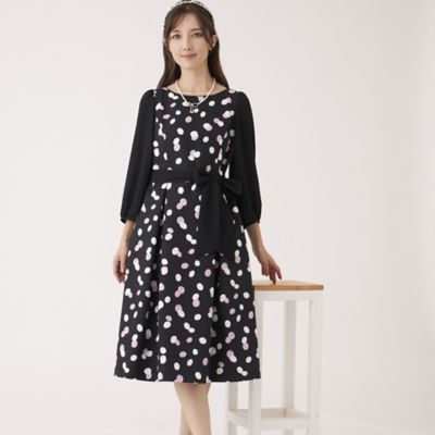 ＜TO BE CHIC (Women)＞ランダムドット　ワンピース（Ｗ５Ｊ１２６８１＿＿）