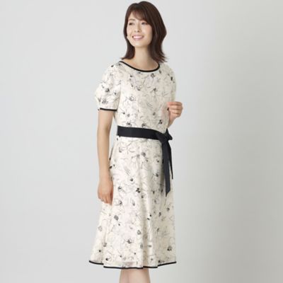 ＜TO BE CHIC (Women)＞オパールラインフラワープリント　ワンピース（Ｗ５Ｊ１４１７０＿＿）