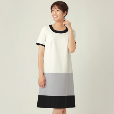 ＜三越伊勢丹/公式＞【SALE】TO BE CHIC (Women)/トゥー ビー シック ストレッチポンチ ワンピース アイボリー ワンピース・ドレス【三越伊勢丹/公式】