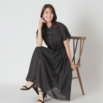 TO BE CHIC (Women)/トゥー ビー シック ランダムドット　ドレス（Ｗ５Ｊ４１６９３＿＿）