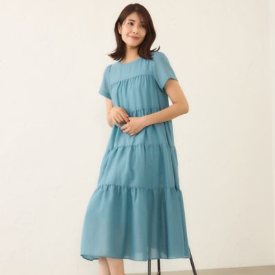 トゥービーシック　ボイルワッシャーティアード チュニックブラウス　新品未使用 TO BE CHIC｜ボイルワッシャーティアード チュニックブラウス