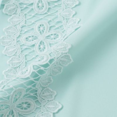 フロントレース　ノーカラーブラウス（Ｗ５Ｍ０１５１１＿＿）