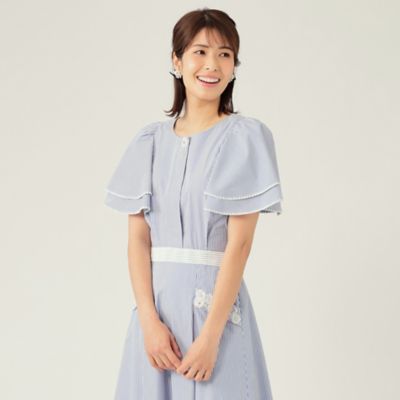 ＜TO BE CHIC (Women)＞コットンストライプ　ブラウス（Ｗ５Ｍ０７１４０＿＿）