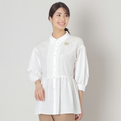 TO BE CHIC (Women)/トゥー ビー シック ブライトクロス チュニックブラウス(W5M07531__)