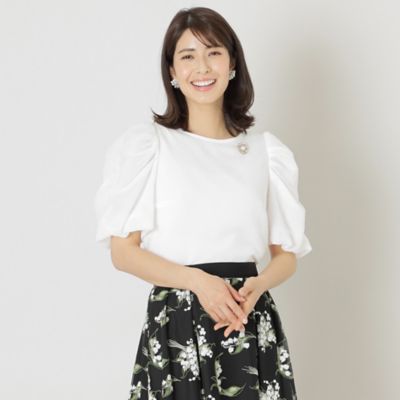 ＜TO BE CHIC (Women)＞バンピーリップストップ　ブラウス（Ｗ５Ｍ１０３４５＿＿）