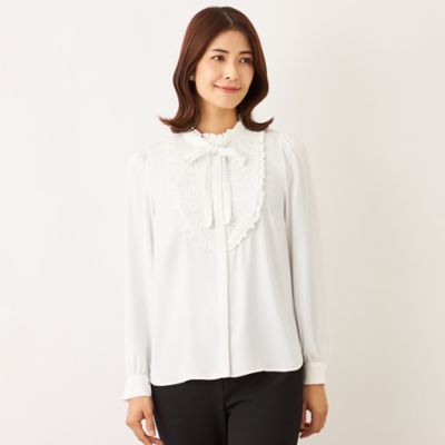 ＜TO BE CHIC (Women)＞フロントラッセル　ブラウス（Ｗ５Ｍ１０６４９＿＿）