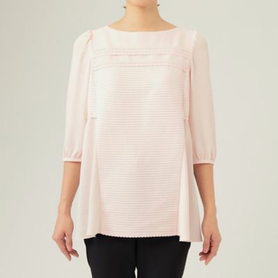 シフォンドッキングニット　チュニック（Ｗ５Ｎ０２１０６＿＿）