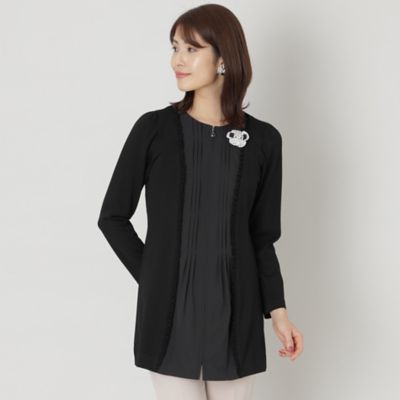 ＜TO BE CHIC (Women)＞レーヨンナイロンニットコンビ　チュニック（Ｗ５Ｎ０３３０５＿＿）