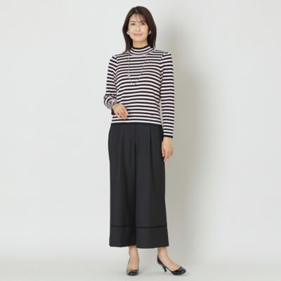 STORY掲載】レーヨンナイロン タートルネックニット
