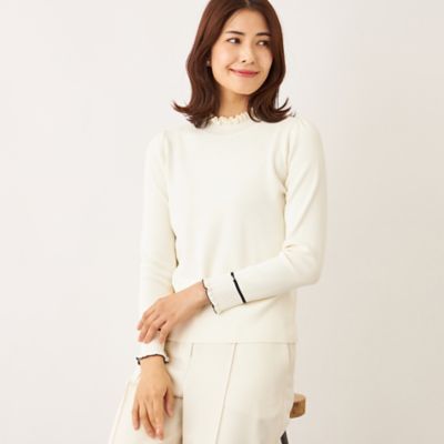 ミニマルフリルニット5SL ミニマルフリル ニット 5SL