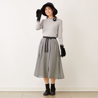 専用　19AW ドッキングニット　左胸ボタン　カーデ　フリル　ハイネック フリルハイネック ニット（W5N06644＿＿） | TO BE CHIC