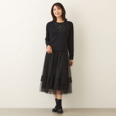 フロントビジュー ニット（W5N08662＿＿） | TO BE CHIC