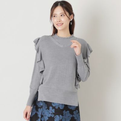 ＜TO BE CHIC (Women)＞ウールアクリル　プルオーバーニット（Ｗ５Ｎ０９２５１＿＿）