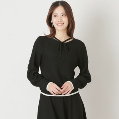 ＜TO BE CHIC (Women)＞レーヨンポリエステル　プルオーバーニット（Ｗ５Ｎ１０２５２＿＿）