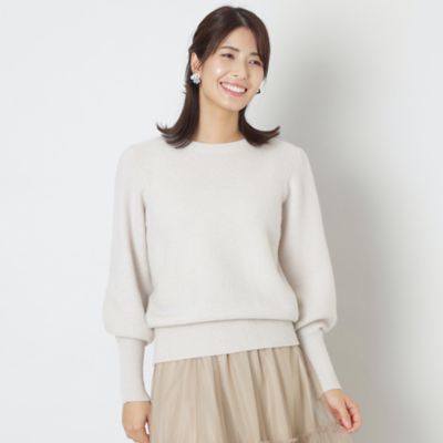 ＜TO BE CHIC (Women)＞クーマラムミドルゲージ　プルオーバーニット（Ｗ５Ｎ１２４５８＿＿）