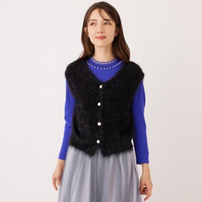 ＜TO BE CHIC (Women)＞フェザーミックス　２ＷＡＹジレ（Ｗ５Ｎ１２６５９＿＿）