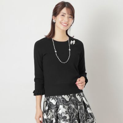 ＜TO BE CHIC (Women)＞レーヨンポリエステル　プルオーバーニット（Ｗ５Ｎ１６２２７＿＿）