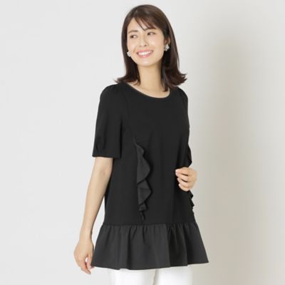 ＜TO BE CHIC (Women)＞ストレッチポンチ　チュニックカットソー（Ｗ５Ｐ０７３６２＿＿）