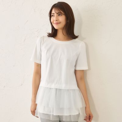 チュールネットコンビ チュニック（W5P07619＿＿） | TO