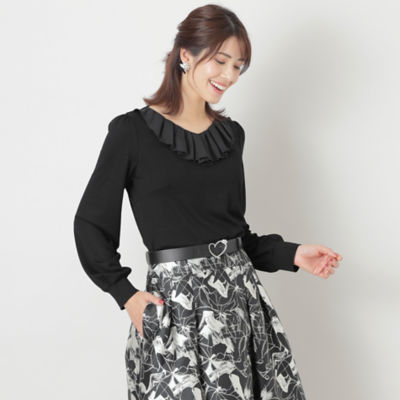 ＜TO BE CHIC (Women)＞ウールジャージープルオーバーカットソー（Ｗ５Ｐ０８２４６＿＿）