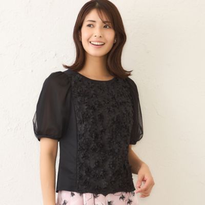 【美品】オースチンリード ◡̈ カットソー　フラワー 美品】オースチンリード ◡̈ カットソー フラワー - メルカリ