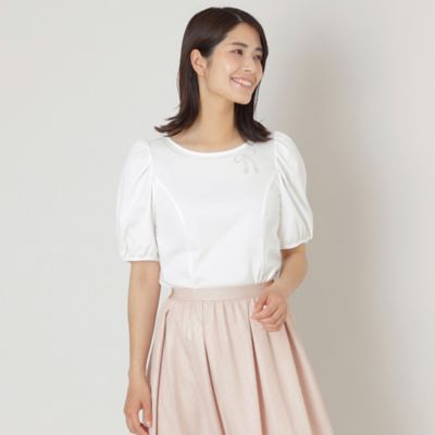 ＜TO BE CHIC (Women)＞リボンネック　プルオーバーカットソー（Ｗ５Ｐ１５５７８＿＿）