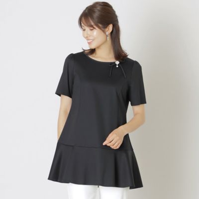 ＜TO BE CHIC (Women)＞配色コットンポンチ　チュニックカットソー（Ｗ５Ｐ１７３６９＿＿）