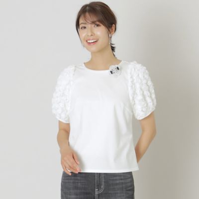 ＜TO BE CHIC (Women)＞コットンポンチ　プルオーバーカットソー（Ｗ５Ｐ１８３７３＿＿）