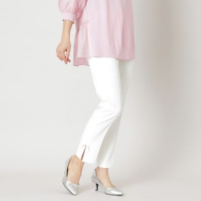 ハナ　ベイジ　CINDY シンディ　クロップドパンツ　ピンクベージュ BEIGE，(ベイジ，)｜CINDY（シンディ）/クロップドパンツ/Black