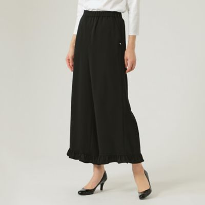 ＜TO BE CHIC (Women)＞エステルダブルクロス　ワイドパンツ（Ｗ５Ｒ０２１１２＿＿）