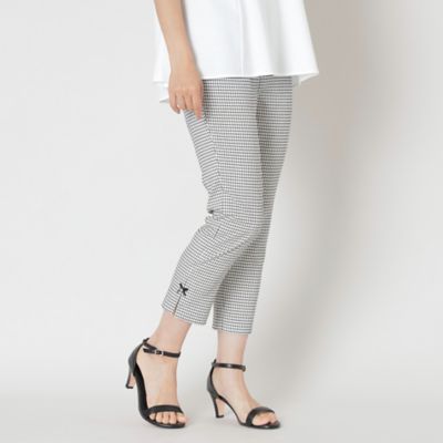 TO BE CHIC (Women)/トゥー ビー シック ウインドウペン　スリムパンツ（Ｗ５Ｒ０３６０３＿＿）