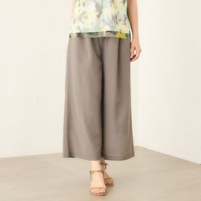 ＜TO BE CHIC (Women)＞ライトローン　ワイドパンツ（Ｗ５Ｒ０４６１５＿＿）