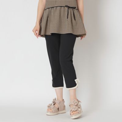 TO BE CHIC (Women)/トゥー ビー シック バイカラーサイドリボン　パンツ（Ｗ５Ｒ０５６２２＿＿）