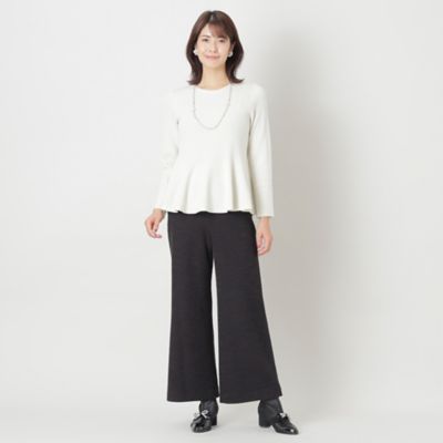 プラムニットファンシー　パンツ（Ｗ５Ｒ０７２６９＿＿）